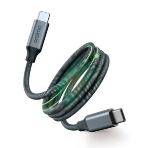 Oraimo Magnetic Type-C to Type-C Cable - Self Aligning 60W Fast Charging & High-Speed Data Transfer (OCD-710CC)