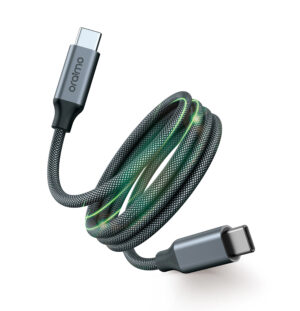 Oraimo Magnetic Type-C to Type-C Cable - Self Aligning 60W Fast Charging & High-Speed Data Transfer (OCD-710CC)