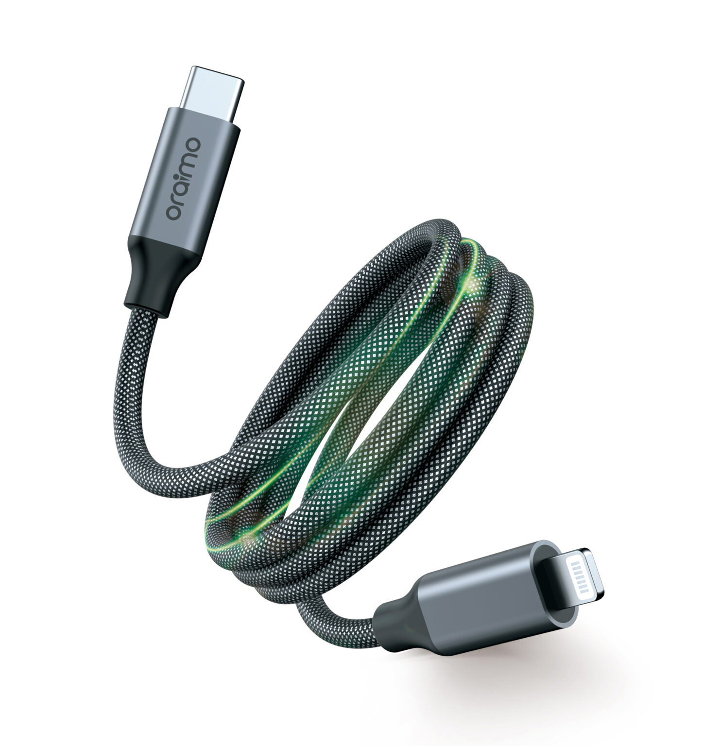 Oraimo Magnetic Type-C to Lightning Cable - Self Aligning 60W Smart Fast Charging & Data Sync (OCD-710CL)