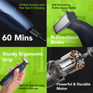Oraimo 3-in-1 SmartGrooming Kit - Trimming, Shaving & Detailing with Precision (OPC-GT10N)
