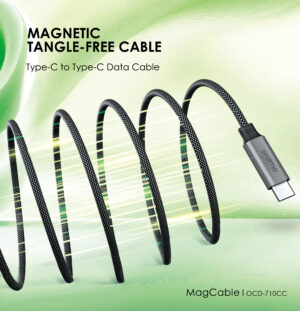 Oraimo Magnetic Type-C to Lightning Cable - Self Aligning 60W Smart Fast Charging & Data Sync (OCD-710CL)