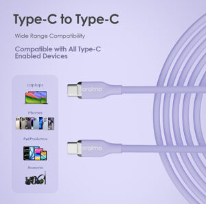 Oraimo Oraimo SilkLine | OCD-115CC | C to C 60W fast charging cable for mobile