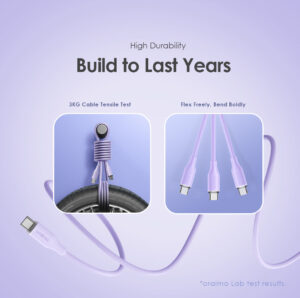 Oraimo Oraimo SilkLine | OCD-115CC | C to C 60W fast charging cable for mobile