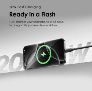 Oraimo SilkLine | OCD-115CL | C to L 20W - 1M ,fast charging cable for mobile