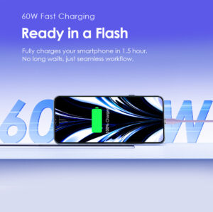 Oraimo Oraimo SilkLine | OCD-115CC | C to C 60W fast charging cable for mobile