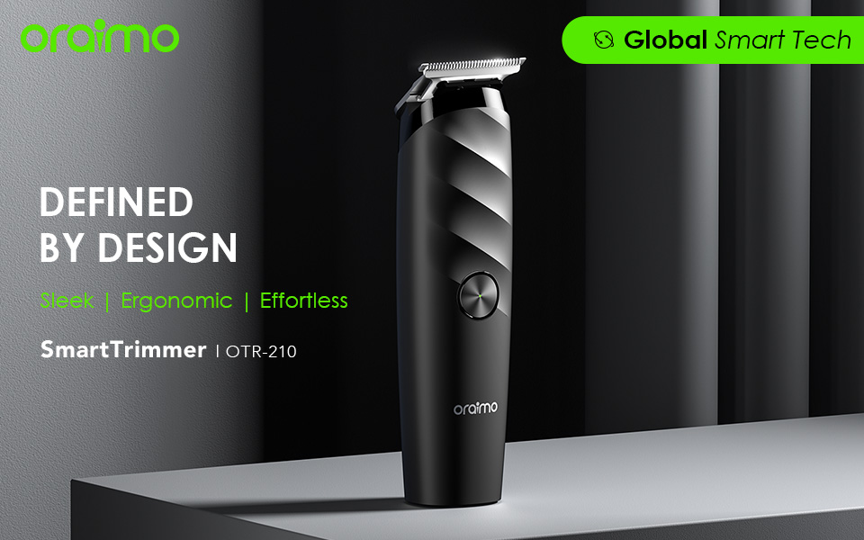 Oraimo SmartTrimmer Home - Dual-Speed SmartTrimmer for Effortless, Precise & Everyday Grooming at Home (OTR-210) hair and body trimmer