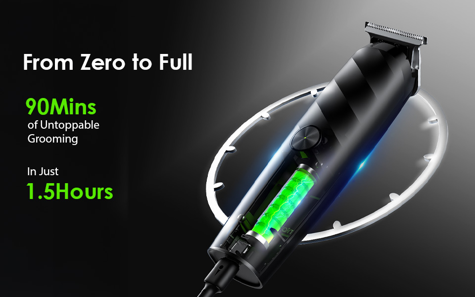 Oraimo SmartTrimmer Home - Dual-Speed SmartTrimmer for Effortless, Precise & Everyday Grooming at Home (OTR-210) hair and body trimmer