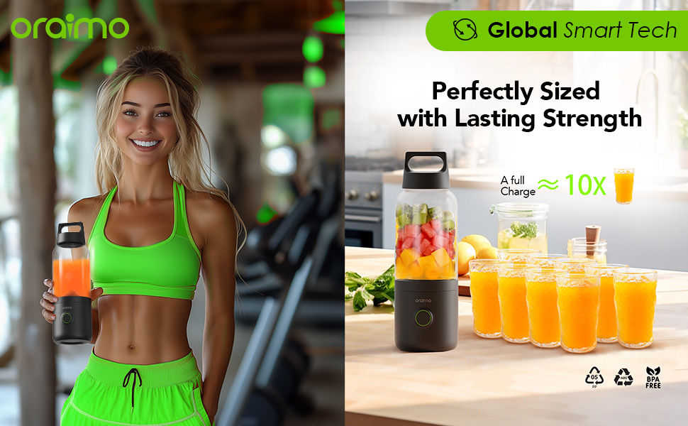 Oraimo SmartBlender Go 500ML Portable Blender | OH-PB1N