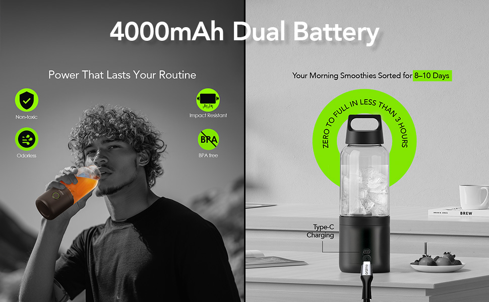 Oraimo SmartBlender Go 500ML Portable Blender | OH-PB1N