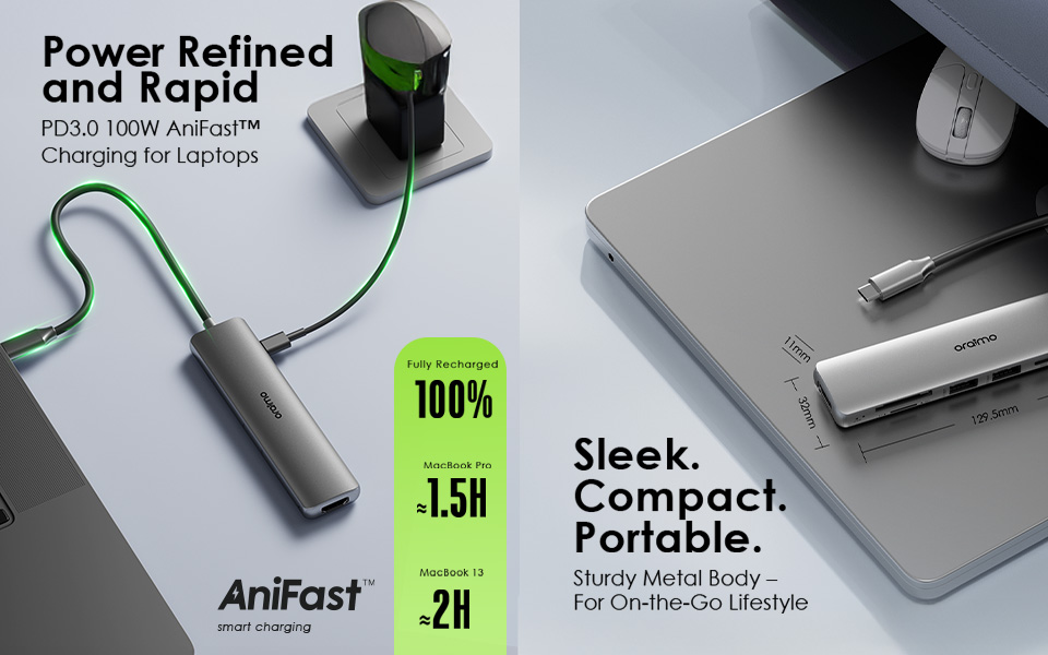 Oraimo Smart 7 in 1 USB-C Hub | OUH-511