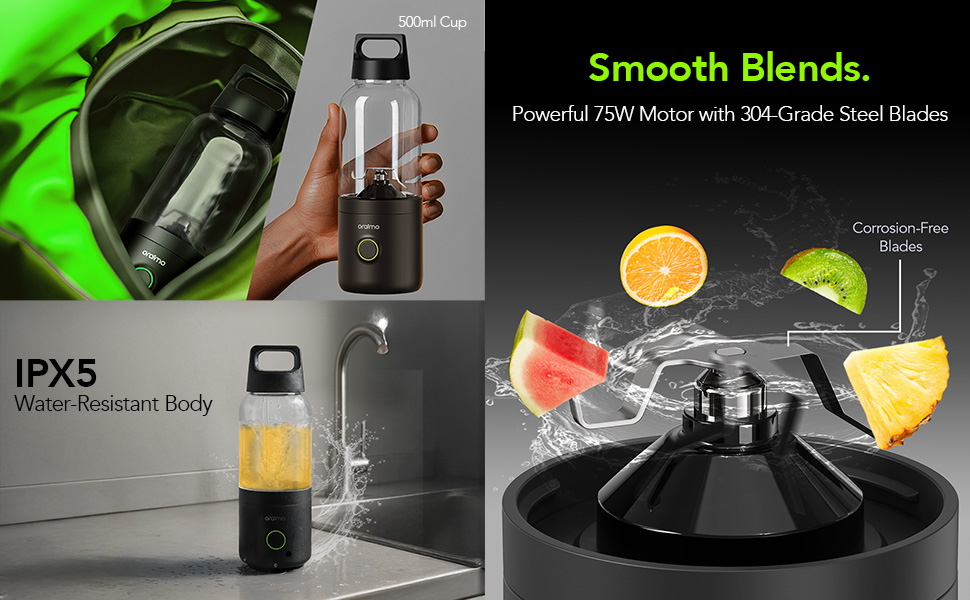 Oraimo SmartBlender Go 500ML Portable Blender | OH-PB1N